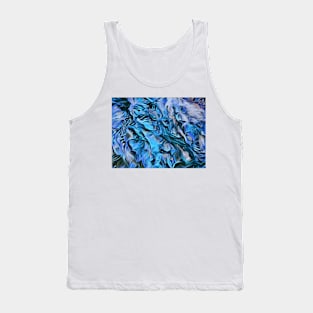 Flowing colors abstract design Tank Top